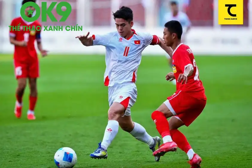 U22 Việt Nam vất vả trước U22 Lào U22 Việt Nam vất vả trước U22 Lào